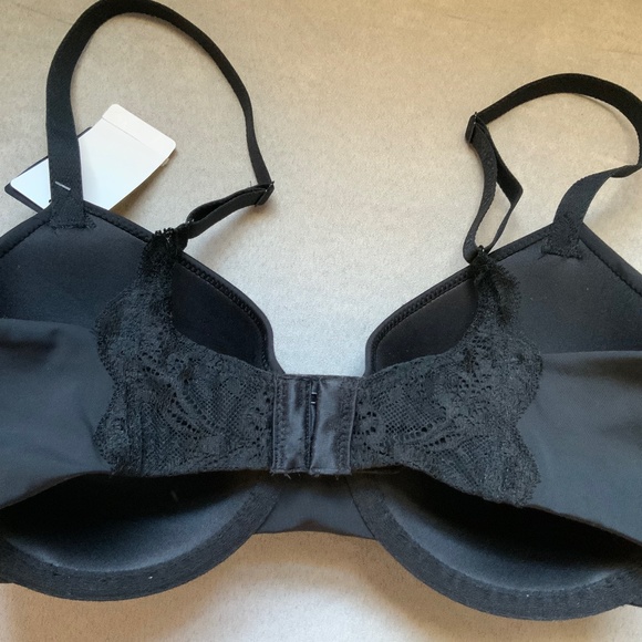 WACOAL Women's Lace Impression 32DD Black Underwire Contour Bra 853357 $68 - Picture 8 of 12